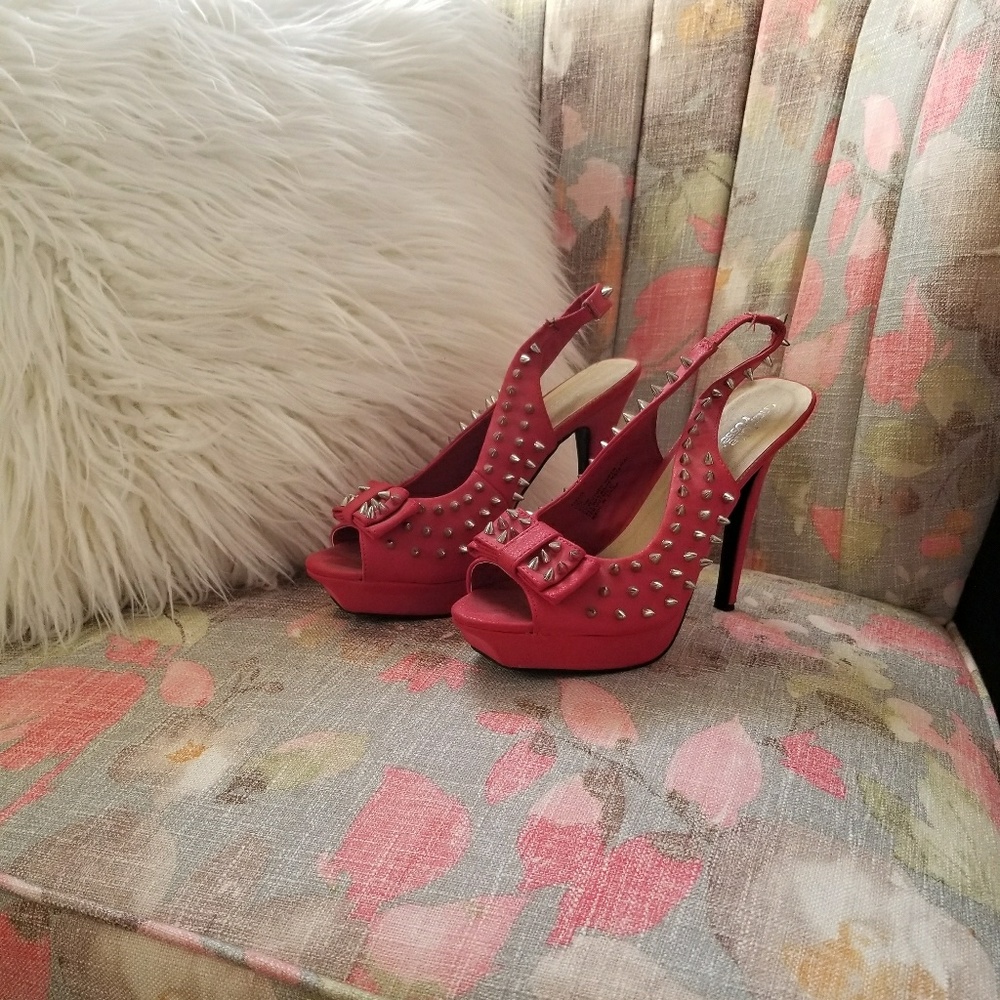 Spiked heels. Size 9